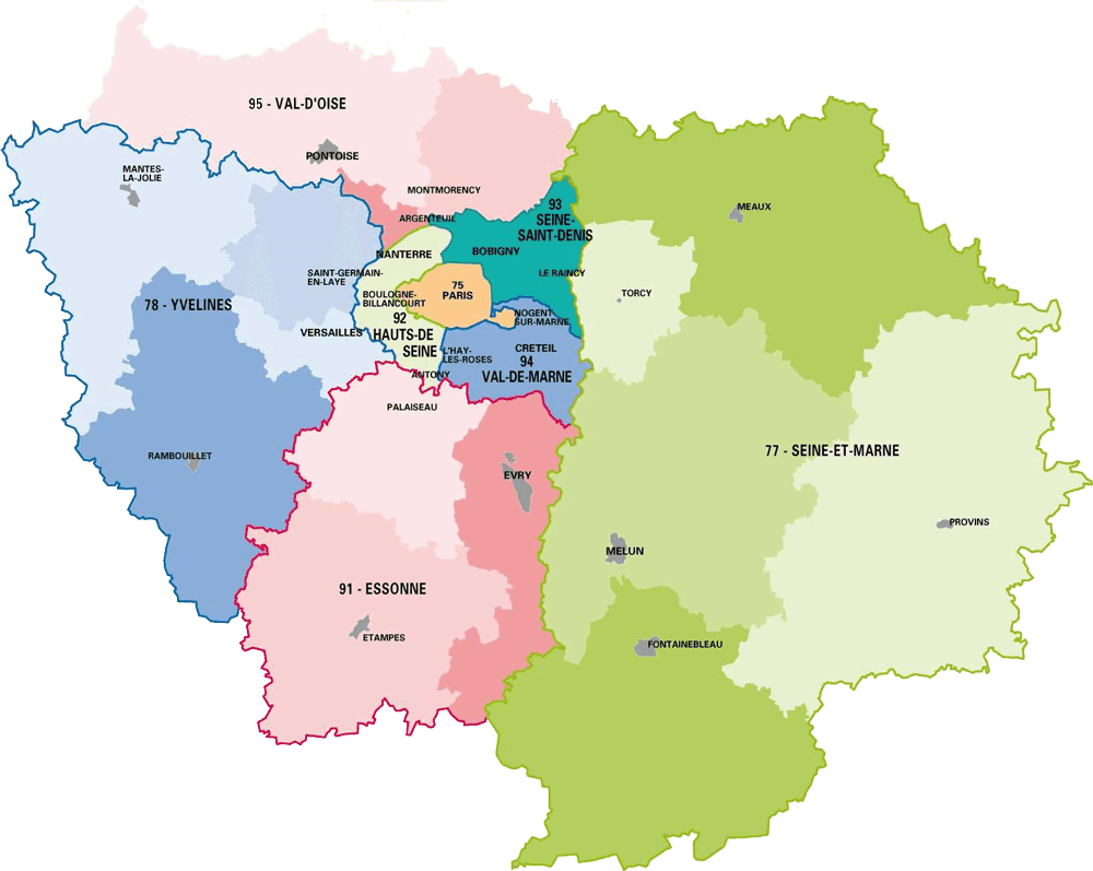 Liste des départements ou nous réalisons des débarras